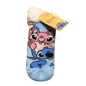 NWT! Disney Stitch Kids Slipper Socks